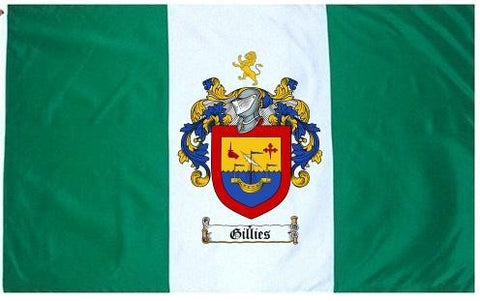 Gillies family crest coat of arms flag