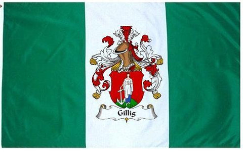 Gillig family crest coat of arms flag