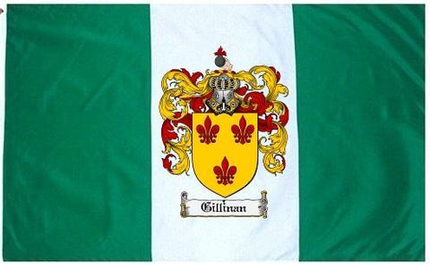 Gillinan family crest coat of arms flag