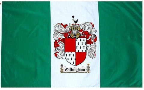 Gillingham family crest coat of arms flag