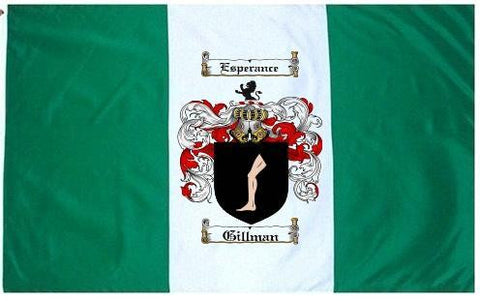 Gillman family crest coat of arms flag