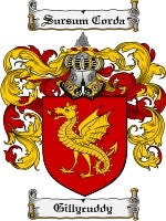 Gillycuddy coat of arms family crest download