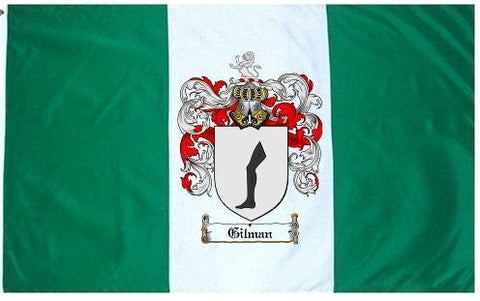 Gilman family crest coat of arms flag