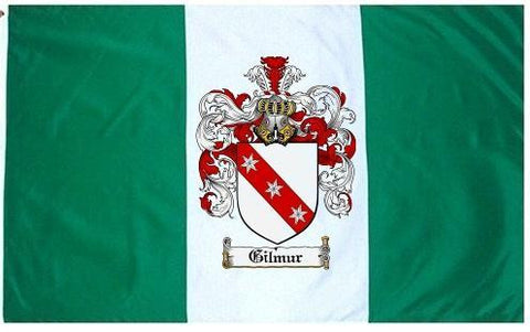 Gilmur family crest coat of arms flag
