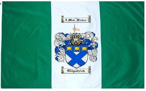 Gilpatrick family crest coat of arms flag