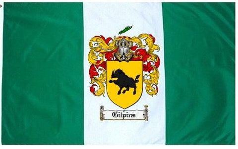 Gilpins family crest coat of arms flag
