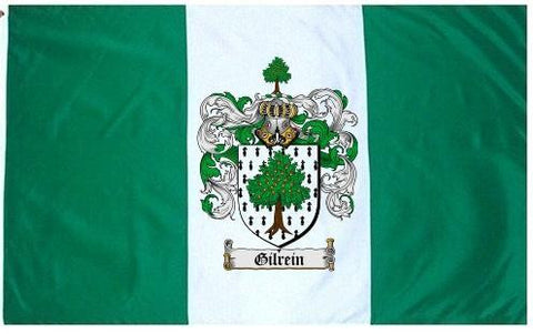 Gilrein family crest coat of arms flag