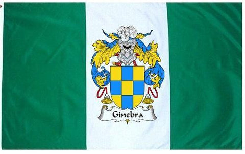 Ginebra family crest coat of arms flag