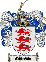 Ginnane coat of arms family crest download