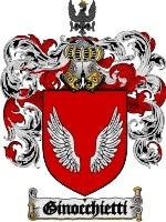 Ginocchietti coat of arms family crest download