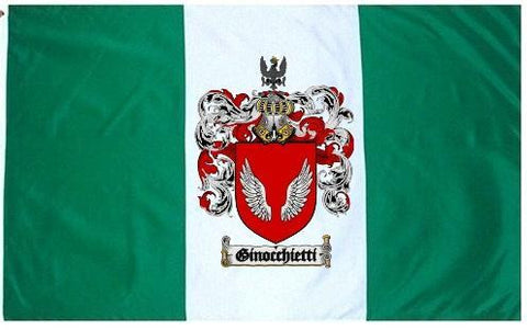 Ginocchietti family crest coat of arms flag