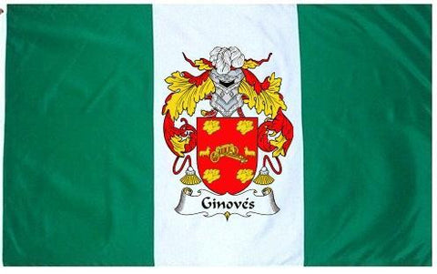 Ginoves family crest coat of arms flag