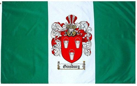 Ginsburg family crest coat of arms flag