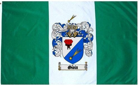 Gioia family crest coat of arms flag