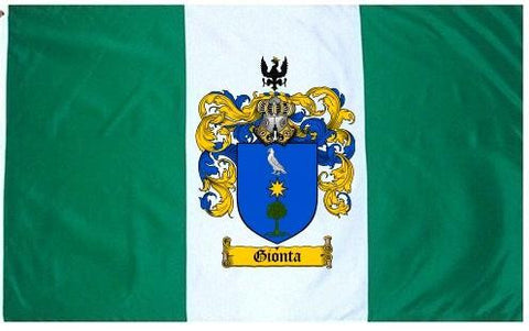 Gionta family crest coat of arms flag