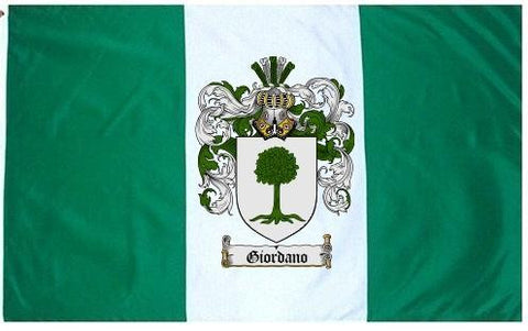 Giordano family crest coat of arms flag