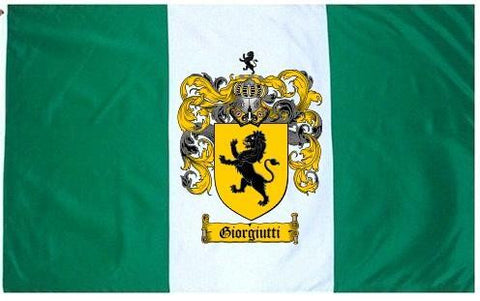Giorgiutti family crest coat of arms flag
