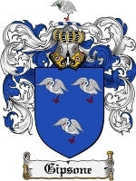 Gipsone coat of arms family crest download