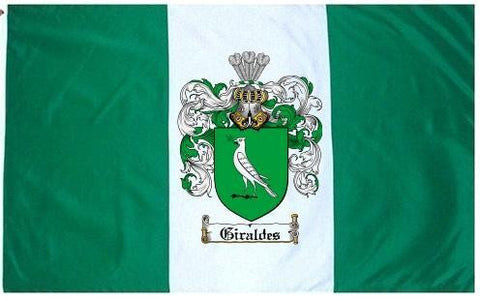 Giraldes family crest coat of arms flag