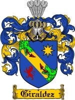 Giraldez coat of arms family crest download