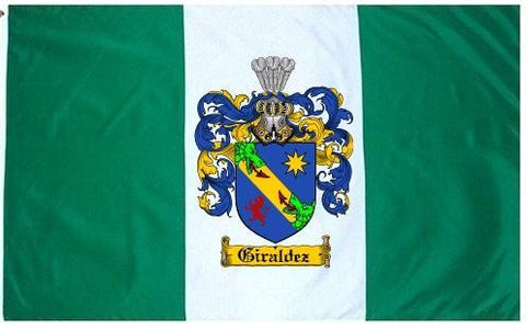 Giraldez family crest coat of arms flag