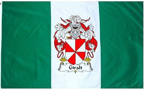 Giralt family crest coat of arms flag