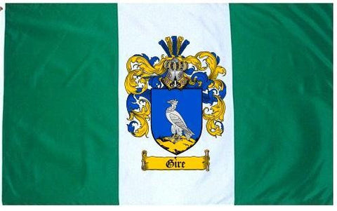 Gire family crest coat of arms flag