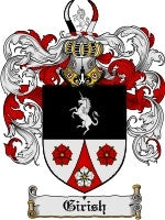 Girish coat of arms family crest download