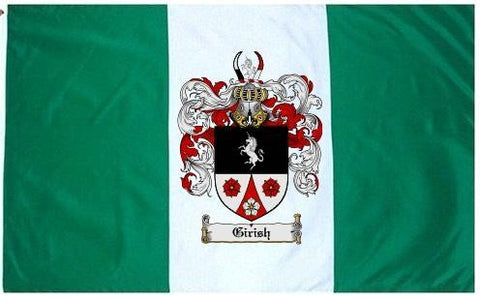 Girish family crest coat of arms flag
