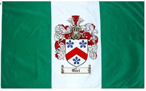 Girl family crest coat of arms flag