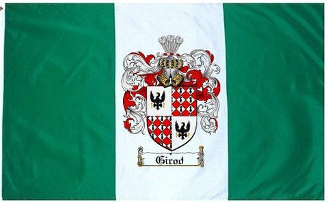 Girod family crest coat of arms flag