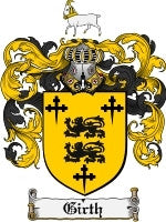Girth coat of arms family crest download