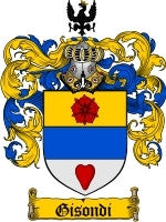 Gisondi coat of arms family crest download