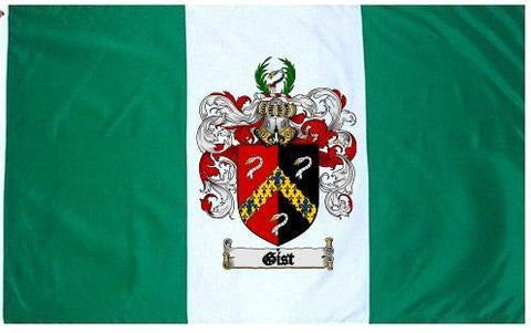 Gist family crest coat of arms flag