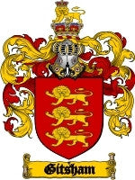 Gitsham coat of arms family crest download