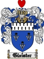 Glaister coat of arms family crest download