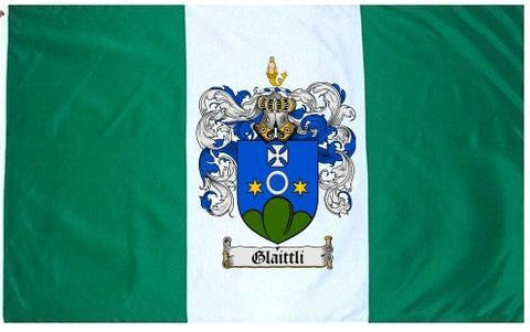 Glaittli family crest coat of arms flag