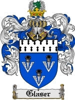 Glaser coat of arms family crest download