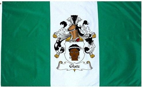 Glatz family crest coat of arms flag