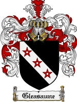 Gleasaune coat of arms family crest download