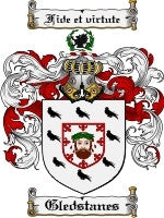 Gledstanes coat of arms family crest download