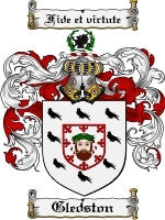 Gledston coat of arms family crest download