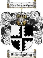 Glendyning coat of arms family crest download