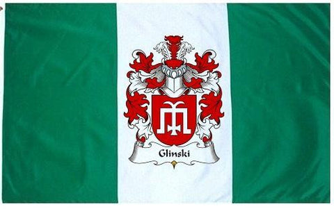 Glinski family crest coat of arms flag