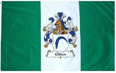 Gloden family crest coat of arms flag