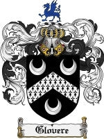 Glovere coat of arms family crest download