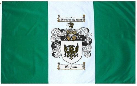 Glynne family crest coat of arms flag