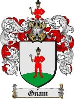 Gnam coat of arms family crest download