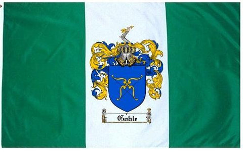 Goble family crest coat of arms flag