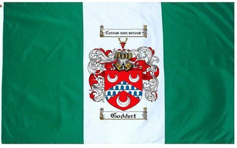 Goddert family crest coat of arms flag
